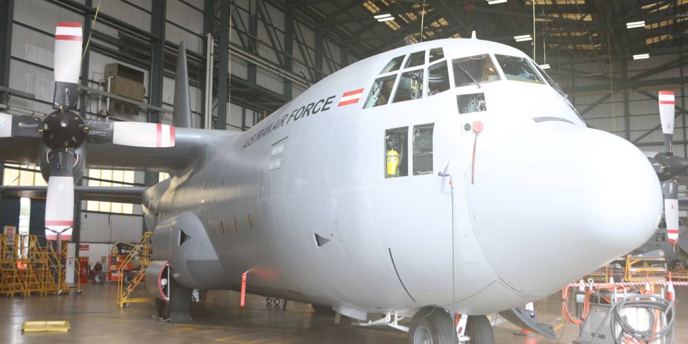 Marshall and Austrian Air Force celebrate completion of multi-year C-130 navigation upgrade programme
