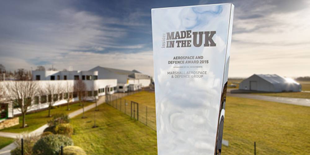 Marshall Aerospace and Defence Group wins top UK Manufacturing Award