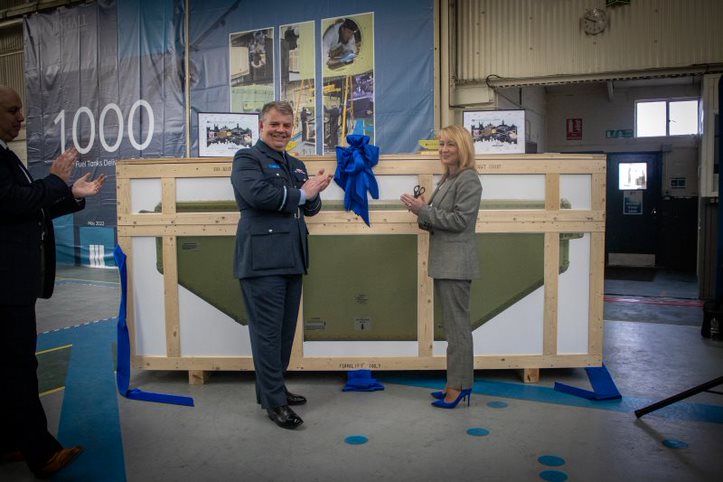 Marshall Aerostructures delivers 1000th Auxiliary Fuel Tank to the global P-8 Programme