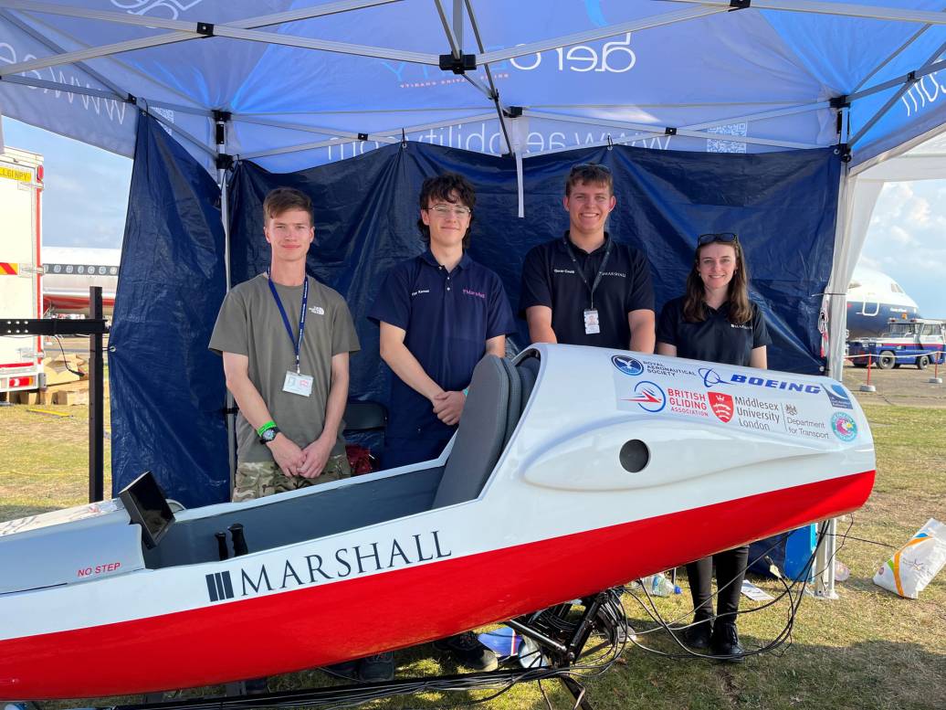 Marshall apprentices bring a glider simulator back to life for Royal Aeronautical Society’s Flyability Challenge