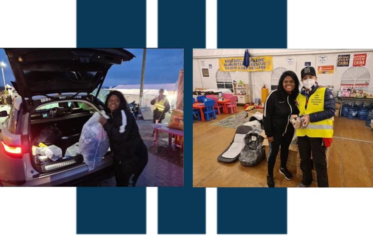 Marshall in the Community - Driving to help Ukraine