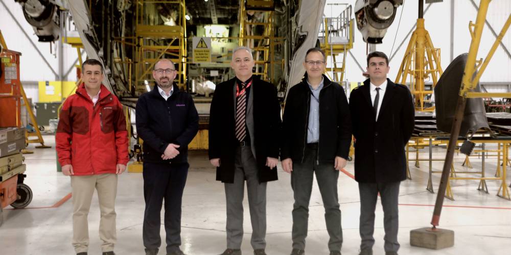 Turkish Air Force leaders visit Marshall Aerospace for C-130J programme update