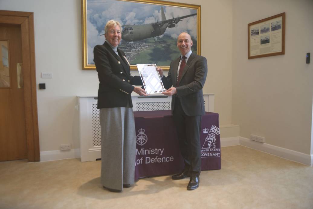 UK government award recognises Marshall’s armed forces employment commitment
